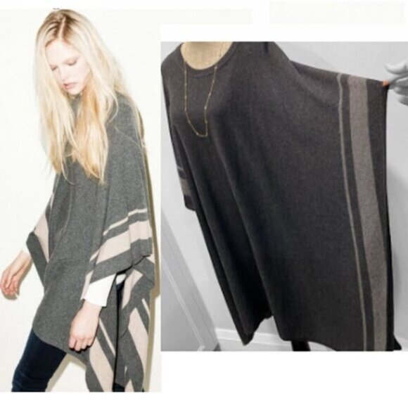 Aritzia Sweaters - Aritzia Cashmere Wool Poncho Cozy Sweater